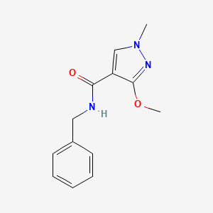 B2775656 N-benzyl-3-methoxy-1-methyl-1H-pyrazole-4-carboxamide CAS No. 1014068-04-2