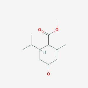 Methyl 2-methyl-4-oxo-6-(propan-2-yl)cyclohex-2-ene-1-carboxylate