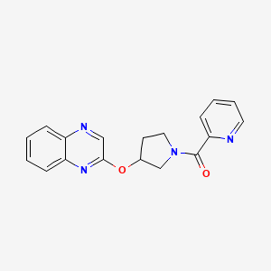 Pyridin-2-yl(3-(quinoxalin-2-yloxy)pyrrolidin-1-yl)methanone