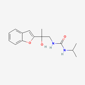1-(2-(Benzofuran-2-yl)-2-hydroxypropyl)-3-isopropylurea