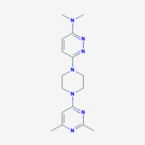 6-[4-(2,6-Dimethylpyrimidin-4-yl)piperazin-1-yl]-N,N-dimethylpyridazin-3-amine