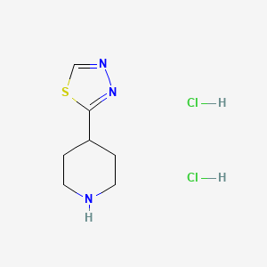 2-Piperidin-4-yl-1,3,4-thiadiazole;dihydrochloride