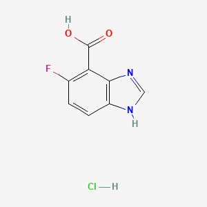 5-fluoro-1H-1,3-benzodiazole-4-carboxylic acid hydrochloride