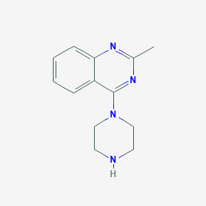 molecular formula C13H16N4 B2775825 2-methyl-4-(piperazin-1-yl)quinazoline CAS No. 59637-47-7