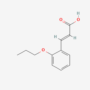 (2E)-3-(2-propoxyphenyl)prop-2-enoic acid