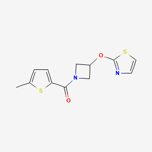 (5-Methylthiophen-2-yl)(3-(thiazol-2-yloxy)azetidin-1-yl)methanone
