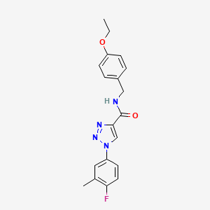N-(4-ethoxybenzyl)-1-(4-fluoro-3-methylphenyl)-1H-1,2,3-triazole-4-carboxamide