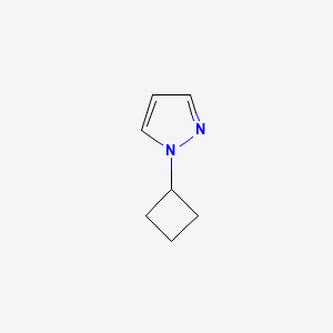 molecular formula C7H10N2 B2776029 1-Cyclobutylpyrazole CAS No. 1190875-37-6