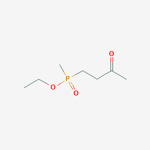 molecular formula C7H15O3P B2776051 Ethyl methyl(3-oxobutyl)phosphinate CAS No. 73870-64-1