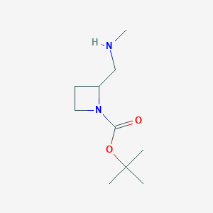 molecular formula C10H20N2O2 B2776081 Tert-butyl 2-[(methylamino)methyl]azetidine-1-carboxylate CAS No. 1784070-98-9