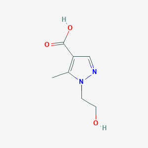 B2776082 1-(2-hydroxyethyl)-5-methyl-1H-pyrazole-4-carboxylic acid CAS No. 288251-52-5