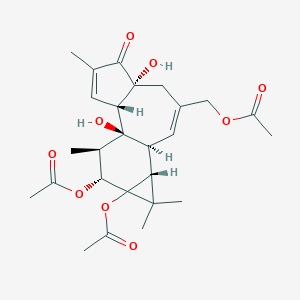 molecular formula C26H34O9 B027761 佛波三乙酸酯 CAS No. 19891-05-5
