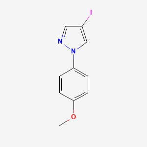 molecular formula C10H9IN2O B2776118 4-iodo-1-(4-methoxyphenyl)pyrazole CAS No. 1260761-37-2