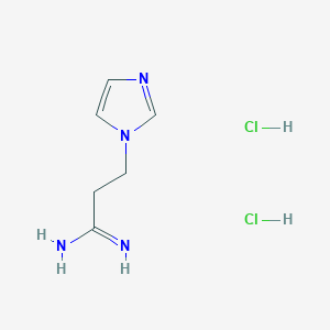 3-(1H-imidazol-1-yl)propanimidamide dihydrochloride