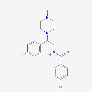 4-bromo-N-(2-(4-fluorophenyl)-2-(4-methylpiperazin-1-yl)ethyl)benzamide
