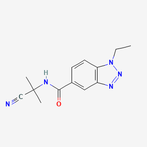 N-(1-cyano-1-methylethyl)-1-ethyl-1H-1,2,3-benzotriazole-5-carboxamide