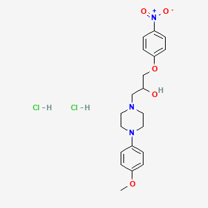1-[4-(4-methoxyphenyl)piperazin-1-yl]-3-(4-nitrophenoxy)propan-2-ol Dihydrochloride