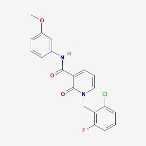 1-(2-chloro-6-fluorobenzyl)-N-(3-methoxyphenyl)-2-oxo-1,2-dihydropyridine-3-carboxamide