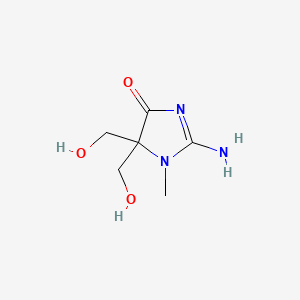 2-Amino-5,5-bis-hydroxymethyl-1-methyl-1,5-dihydro-imidazol-4-one