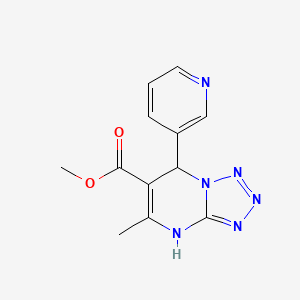 Methyl 5-methyl-7-pyridin-3-yl-4,7-dihydrotetrazolo[1,5-a]pyrimidine-6-carboxylate