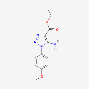 ethyl 5-amino-1-(4-methoxyphenyl)-1H-1,2,3-triazole-4-carboxylate