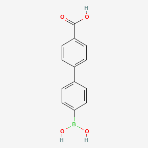 molecular formula C13H11BO4 B2776295 4'-Borono-[1,1'-biphenyl]-4-carboxylic acid CAS No. 872341-95-2