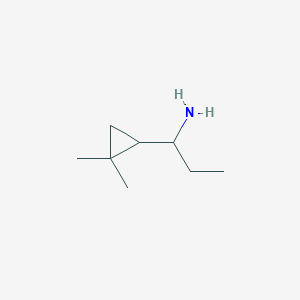 1-(2,2-Dimethylcyclopropyl)propan-1-amine
