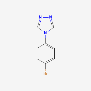 molecular formula C8H6BrN3 B2776400 4-(4-bromophenyl)-4H-1,2,4-triazole CAS No. 90005-07-5