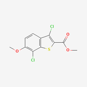 Methyl 3,7-dichloro-6-methoxy-1-benzothiophene-2-carboxylate