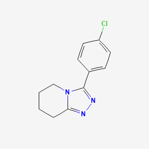 3-(4-Chlorophenyl)-5,6,7,8-tetrahydro[1,2,4]triazolo[4,3-a]pyridine