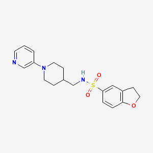 N-((1-(pyridin-3-yl)piperidin-4-yl)methyl)-2,3-dihydrobenzofuran-5-sulfonamide