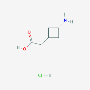 cis-(3-Aminocyclobutyl)acetic acid hydrochloride