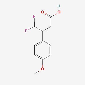 4,4-Difluoro-3-(4-methoxyphenyl)butanoic acid