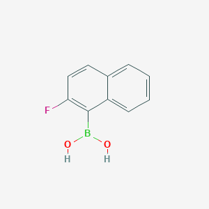 molecular formula C10H8BFO2 B2776477 2-Fluoronaphthalene-1-boronic acid CAS No. 1644273-88-0