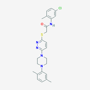 molecular formula C25H28ClN5OS B2776479 N-(3-acetylphenyl)-3-[3-(4-ethylphenyl)-7-oxoisoxazolo[4,5-d]pyrimidin-6(7H)-yl]propanamide CAS No. 1359391-22-2