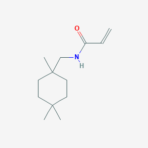 molecular formula C13H23NO B2776511 N-[(1,4,4-Trimethylcyclohexyl)methyl]prop-2-enamide CAS No. 2305455-30-3