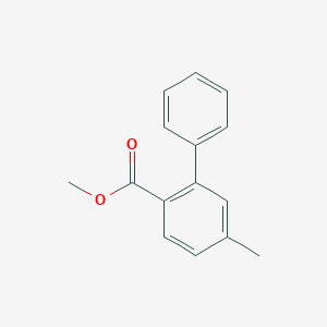 molecular formula C15H14O2 B2776558 甲基-5-甲基联苯-2-甲酸酯 CAS No. 191104-38-8