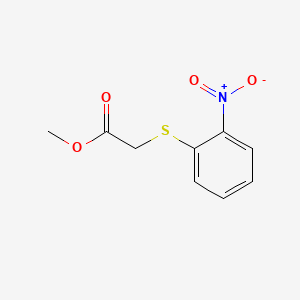 molecular formula C9H9NO4S B2776630 Methyl 2-(2-nitrophenylthio)acetate CAS No. 50693-98-6