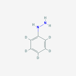 molecular formula C₆H₄D₅ClN₂ B027768 (2,3,4,5,6-Pentadeuteriophenyl)hydrazine CAS No. 125687-18-5