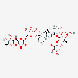 molecular formula C64H104O29 B2776813 Huzhangoside B 