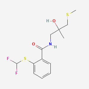 2-((difluoromethyl)thio)-N-(2-hydroxy-2-methyl-3-(methylthio)propyl)benzamide