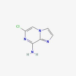 6-Chloroimidazo[1,2-a]pyrazin-8-amine