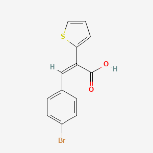 3-(4-Bromophenyl)-2-thien-2-ylacrylic acid