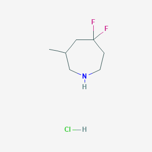 5,5-Difluoro-3-methylazepane;hydrochloride