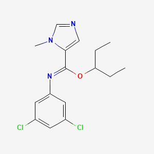 1-ethylpropyl N-(3,5-dichlorophenyl)-1-methyl-1H-imidazole-5-carboximidoate