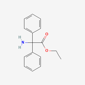molecular formula C16H17NO2 B2776931 Ethyl 2-amino-2,2-diphenylacetate CAS No. 137606-76-9