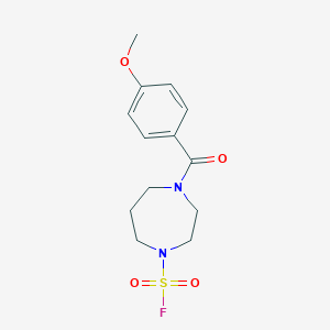 4-(4-Methoxybenzoyl)-1,4-diazepane-1-sulfonyl fluoride