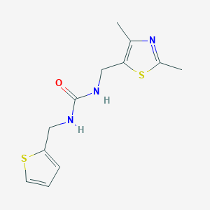 1-((2,4-Dimethylthiazol-5-yl)methyl)-3-(thiophen-2-ylmethyl)urea