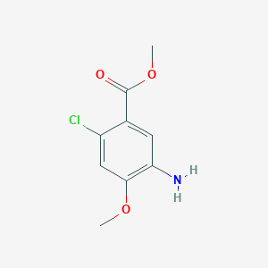 molecular formula C9H10ClNO3 B2776996 Methyl 5-amino-2-chloro-4-methoxybenzoate CAS No. 104253-47-6