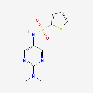 N-(2-(dimethylamino)pyrimidin-5-yl)thiophene-2-sulfonamide
